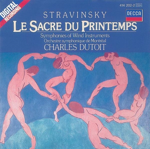 ストラヴィンスキー:バレエ《春の祭典》（1921年版）、管楽器のための交響曲（1920年版）