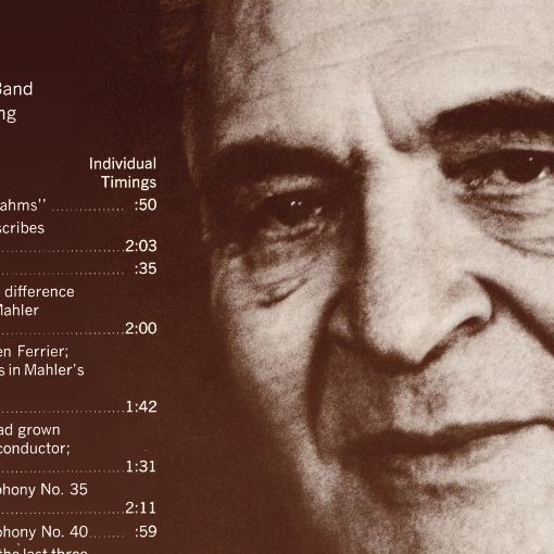 Bruno Walter Recollects: Bruno Walter introduces Mozart's Symphony No. 35