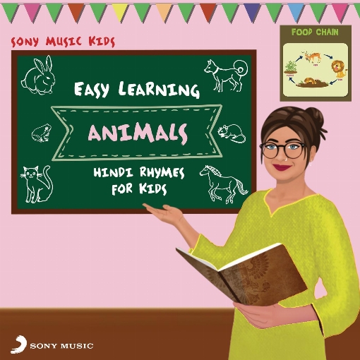 Easy Learning Hindi Rhymes for Kids: Animals